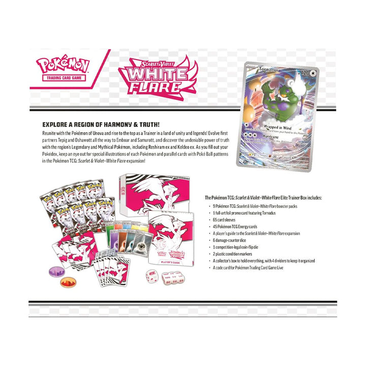 Pokémon TCG Scarlet &amp; Violet 10.5 White Flare Elite Trainer Box