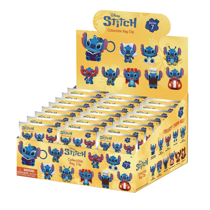 Disney Stitch 3D Foam Bag Clip Series 7 Blind Bag