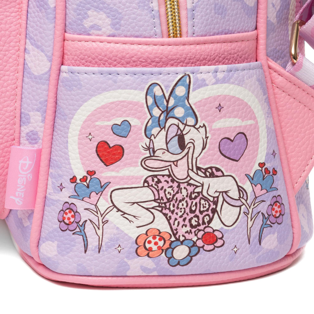 Wondapop Disney Minnie Mouse and Daisy Duck Best Friends 11" Vegan Leather Mini Daypack