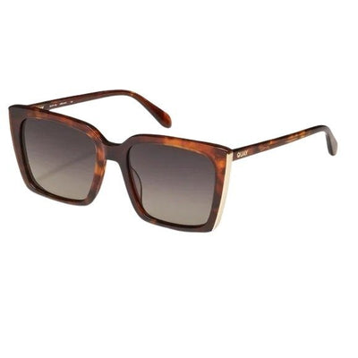 Quay Women's Front Cover Oversized Square Sunglasses - Tortoise - top view