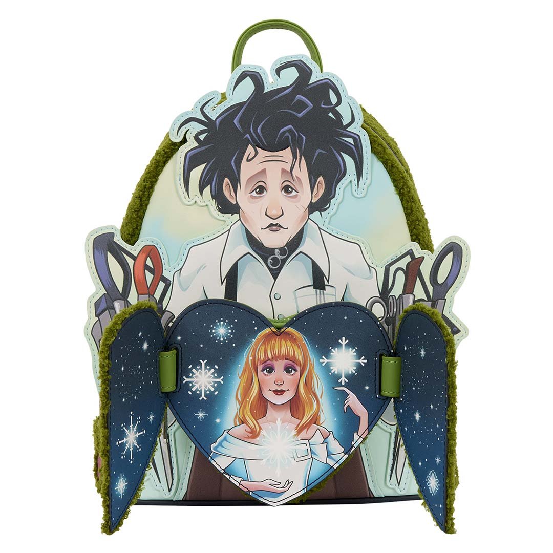 Loungefly Twentieth Century Studios Edward Scissorhands Sherpa Mini Backpack