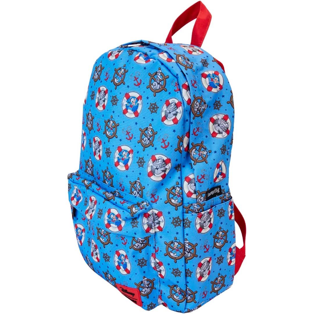 Loungefly Disney Donald Duck 90th Anniversary Nylon Backpack