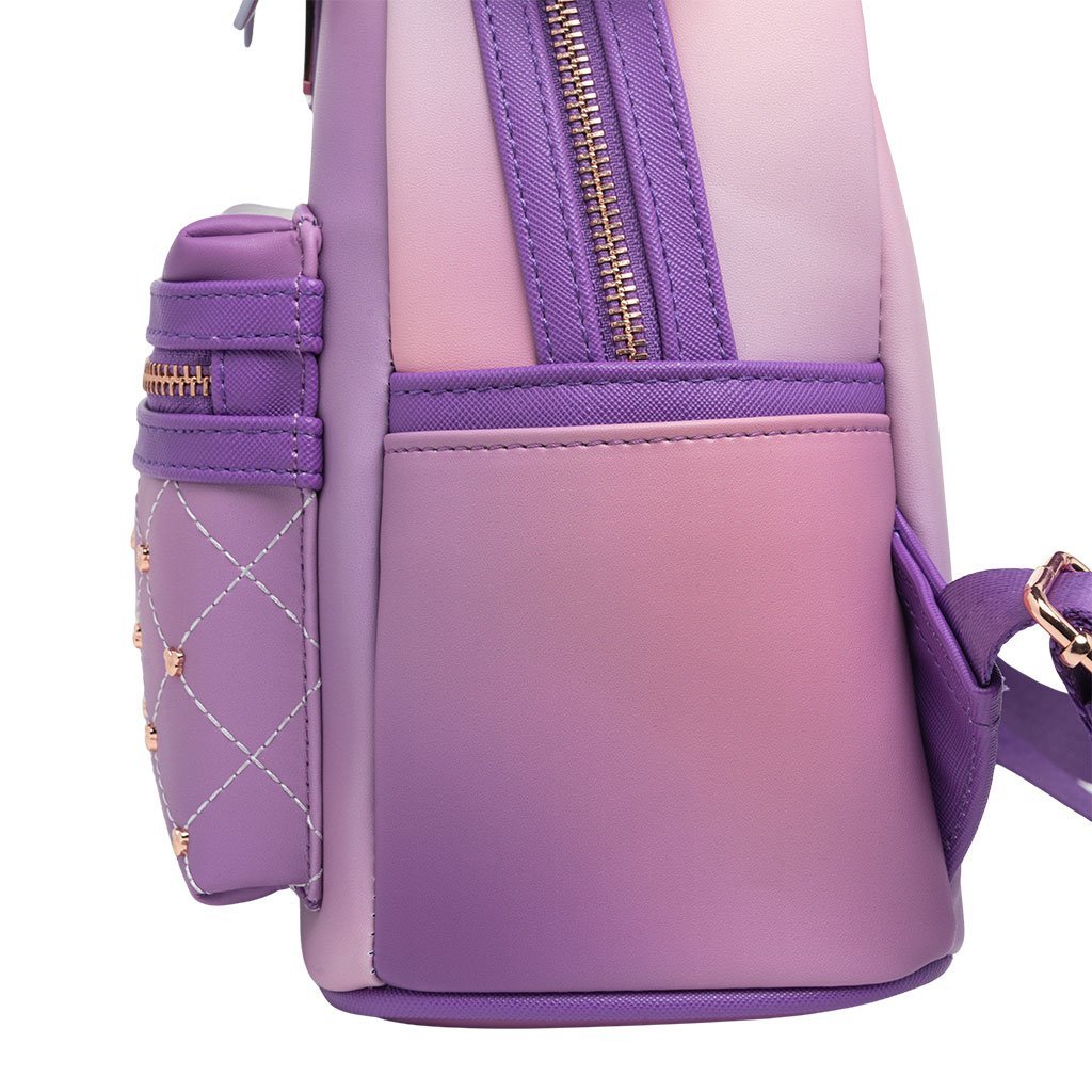 【Loungefly】US Disney Parks パープル ミニー バックパック Amazon.com | Loungefly Disney The Minnie Mouse Classic