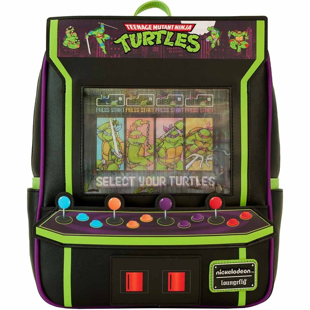 Loungefly Nickelodeon TMNT 40th Anniversary Vintage Arcade Mini Backpack