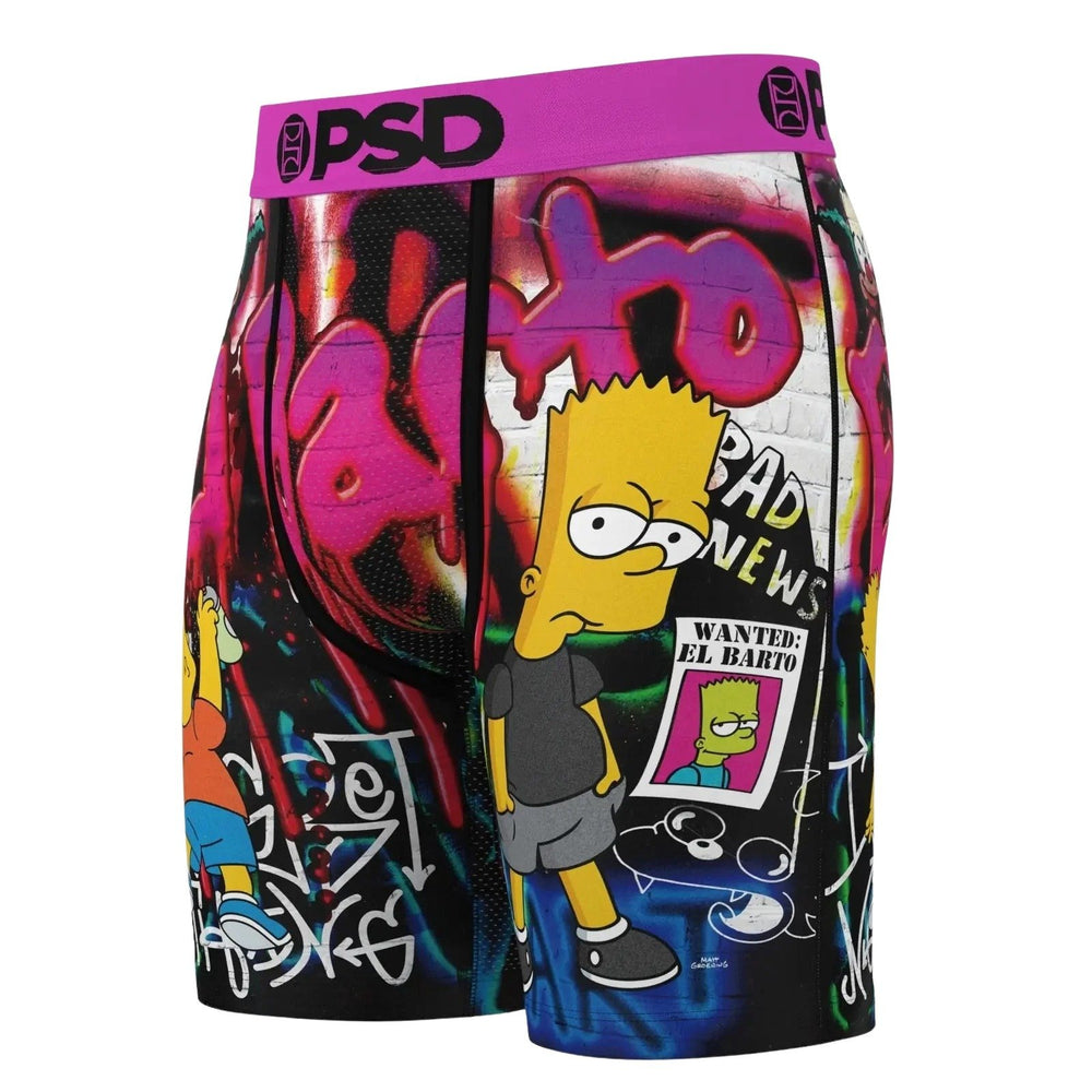 PSD Underwear Men's Simpsons Boxer Briefs 3-Pack - Pink