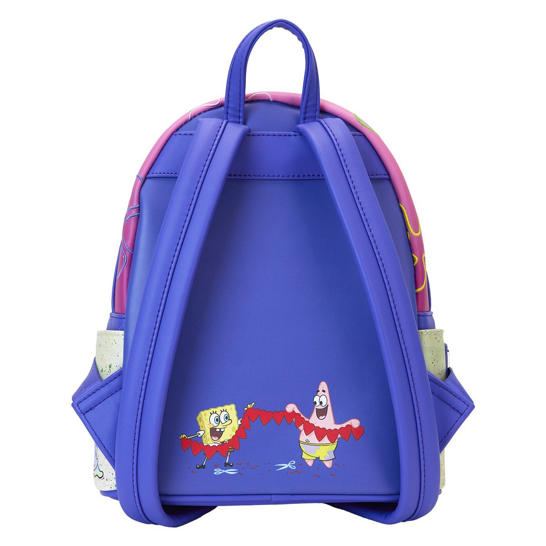 Loungefly Nickelodeon SpongeBob SquarePants &amp; Patrick Star Hearts Mini Backpack