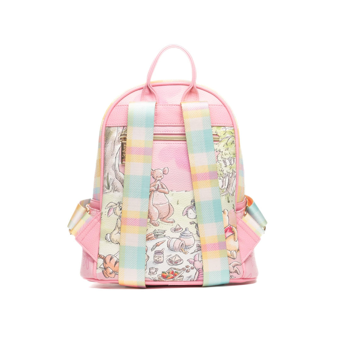 Wondapop Disney Winnie The Pooh Kanga and Roo Picnic 11" Vegan Leather Mini Backpack