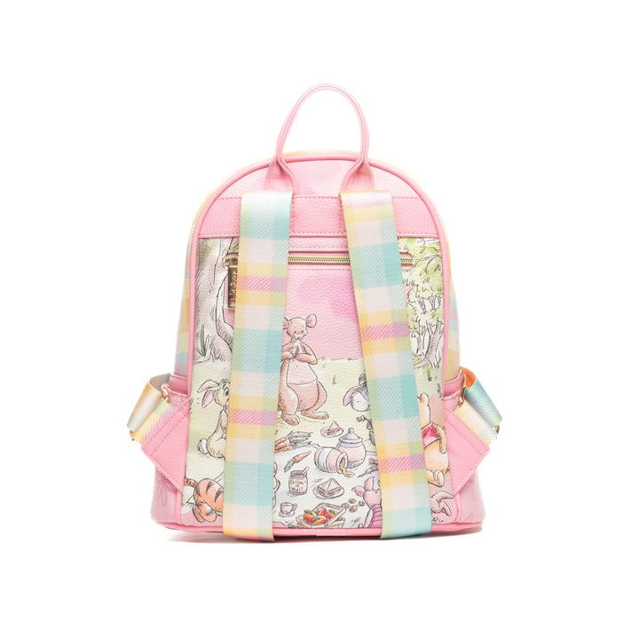 Wondapop Disney Winnie The Pooh Kanga and Roo Picnic 11" Vegan Leather Mini Backpack