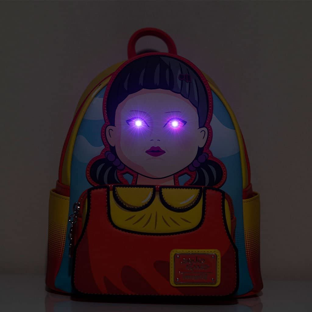 Loungefly Netflix Squid Game Light Up Singing Young Hee Cosplay Mini Backpack - 707 Street Exclusive