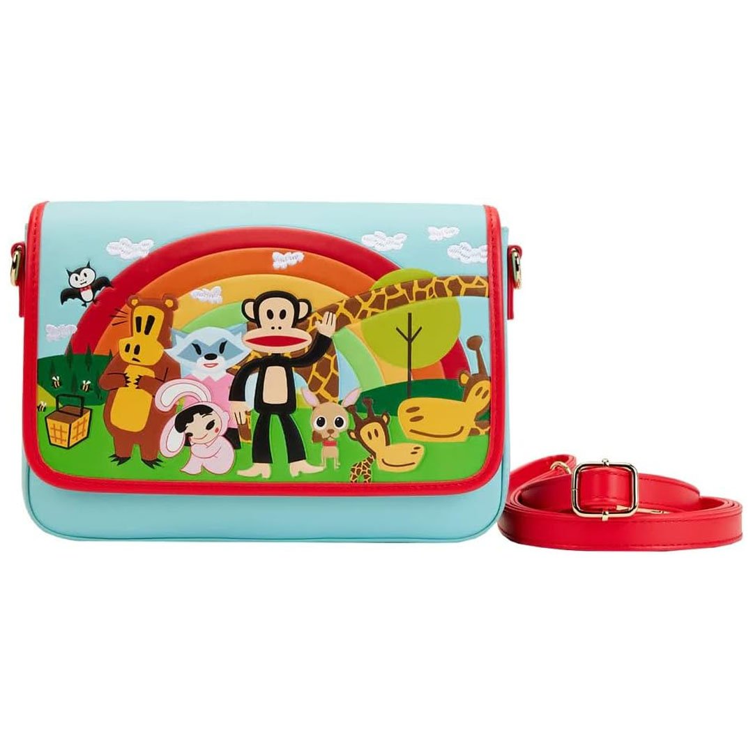 Loungefly Paul Frank Rainbow Group Crossbody
