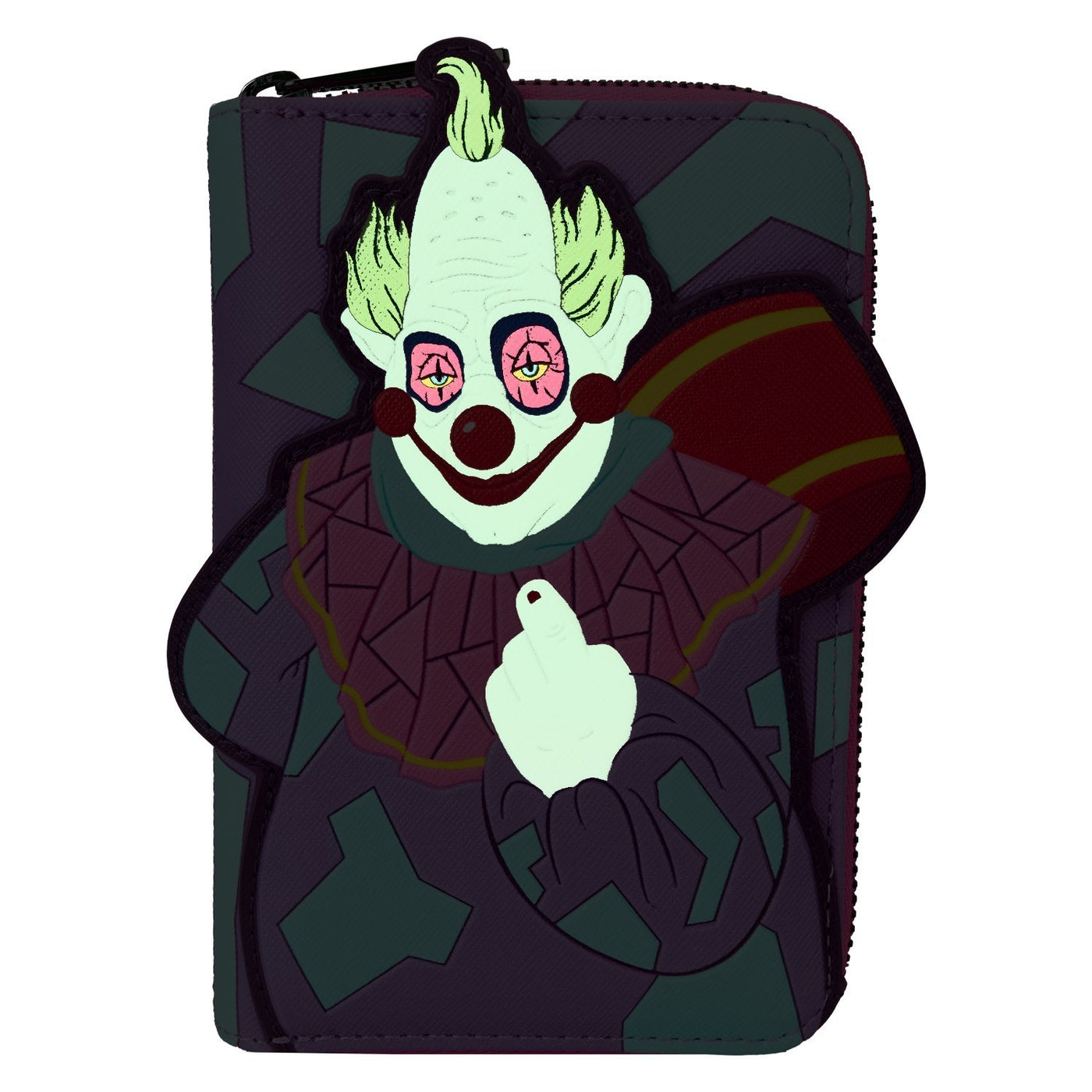 Loungefly MGM Killer Klowns From Outer Space Jumbo Cosplay Zip-Around Wallet