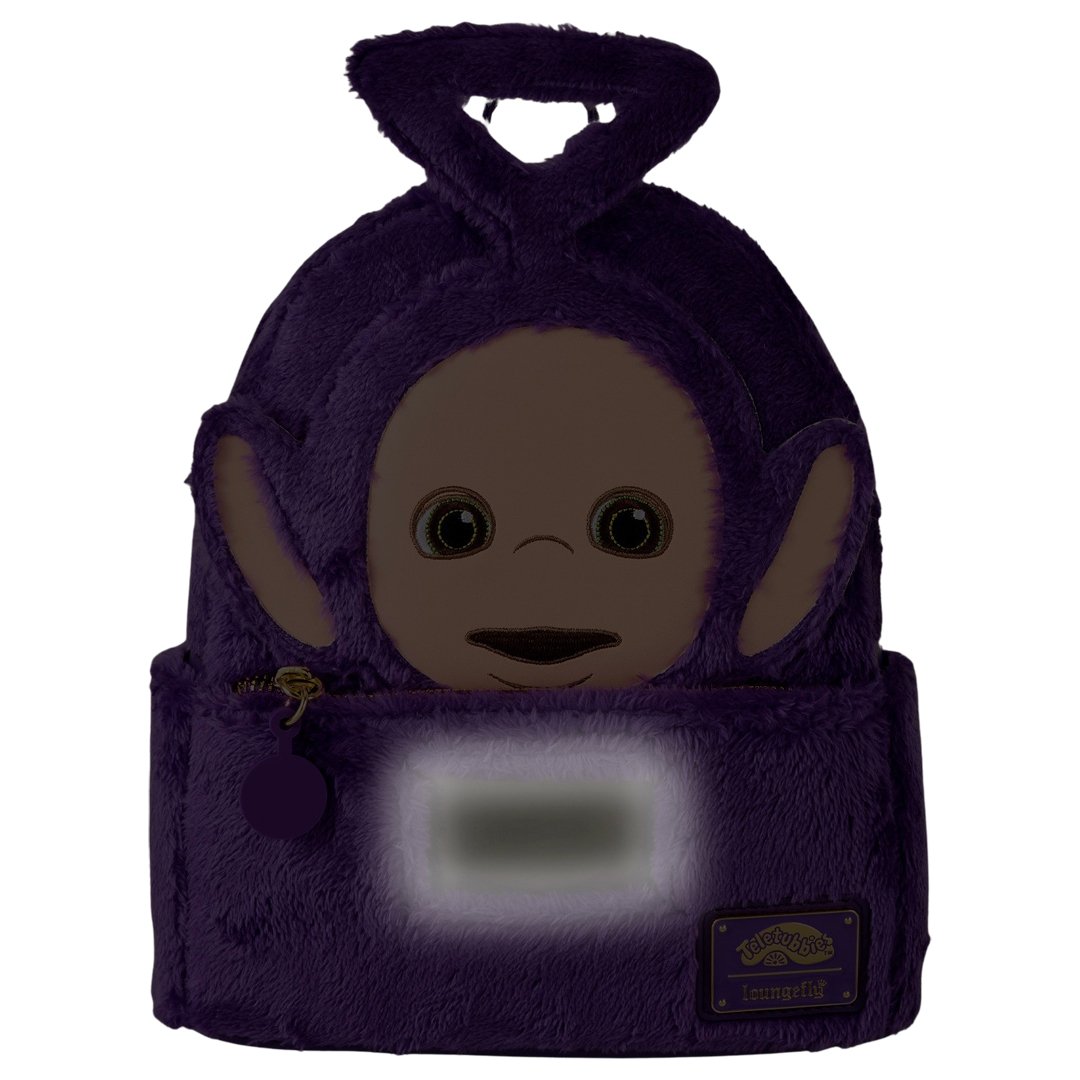Loungefly CPLG Teletubbies Tinky-Winky Plush Cosplay Light Up Mini Backpack