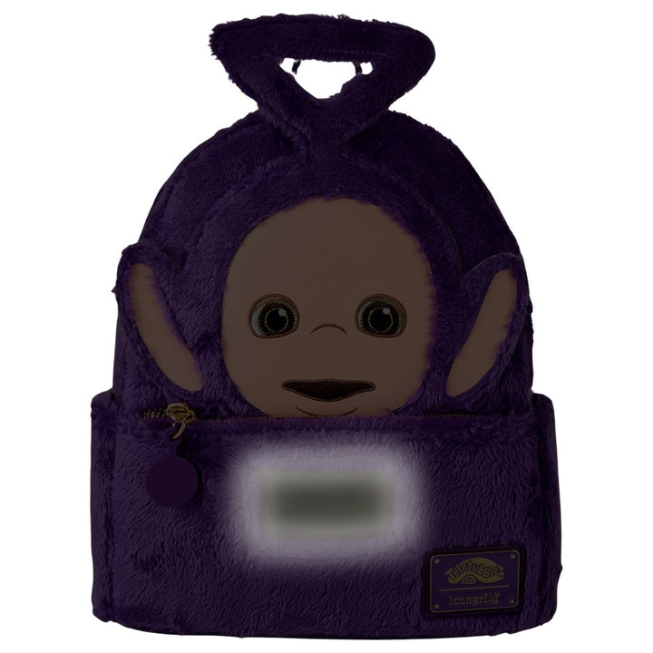 Loungefly CPLG Teletubbies Tinky-Winky Plush Cosplay Light Up Mini Backpack