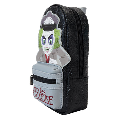 Warner Brothers Beetlejuice Here Lies Betelgeuse Mini Backpack Pencil Case - Side