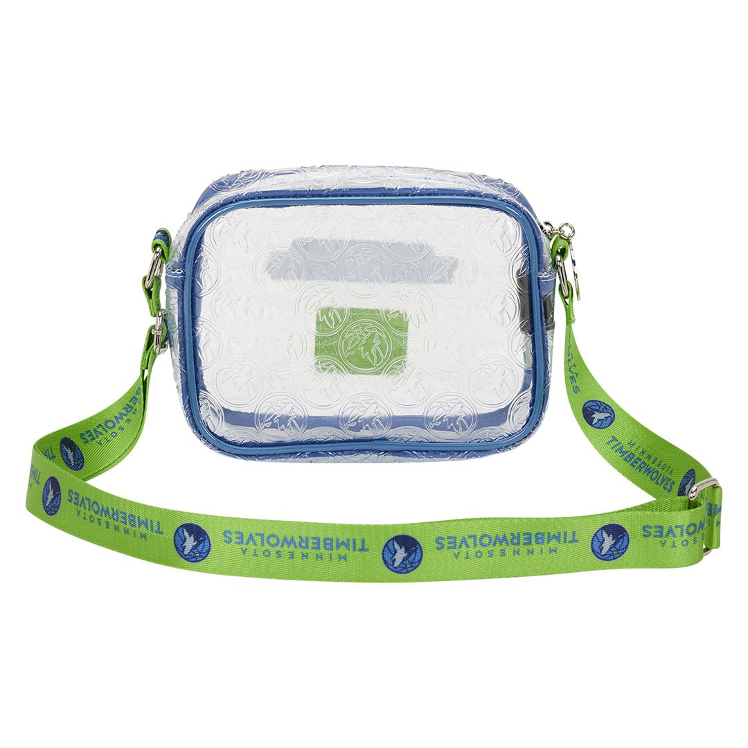 Loungefly NBA Minnesota Timberwolves Clear Crossbody Bag