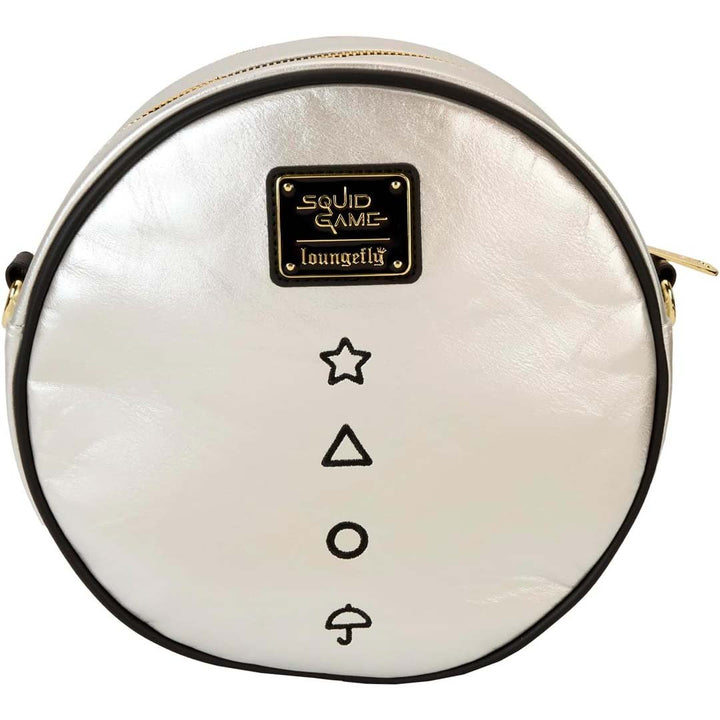 Loungefly Netflix Squid Game Dalgona Candy Tin Crossbody Bag With Coin Bag