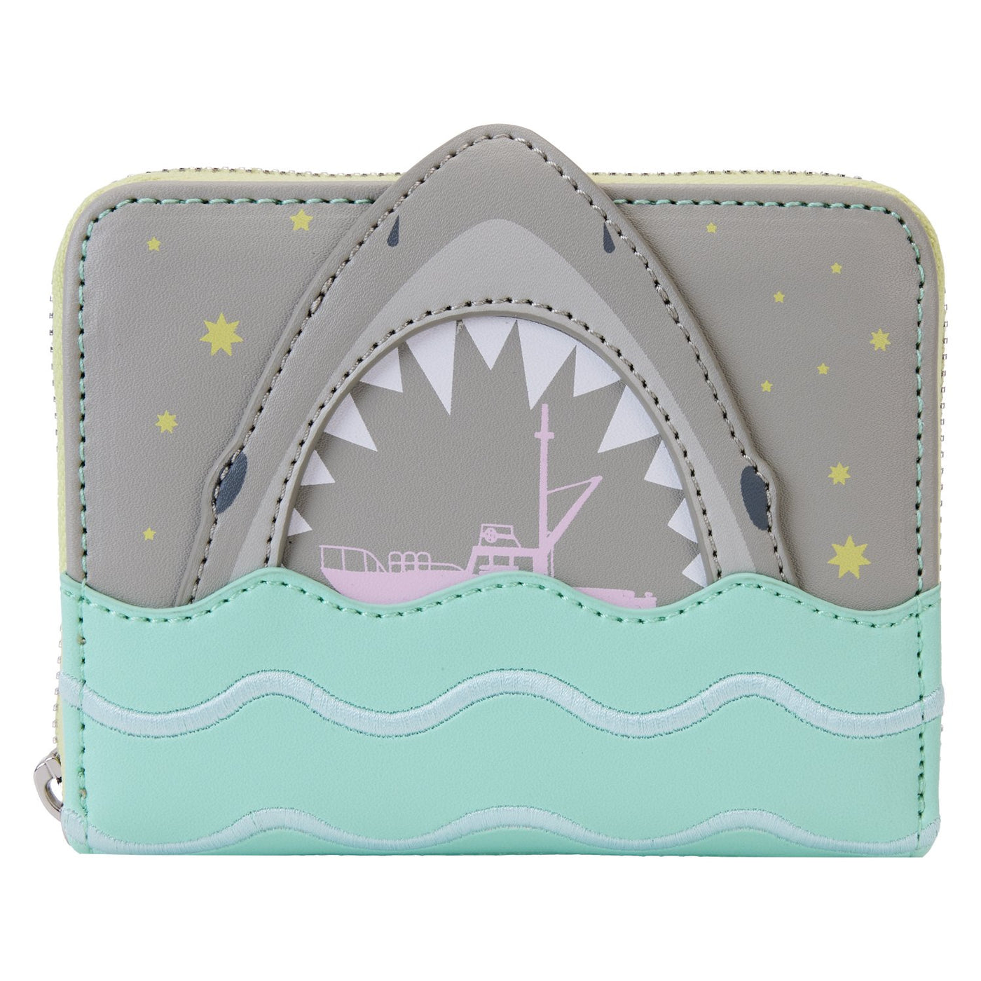 Loungefly Universal Jaws Zip Around Wallet - Front