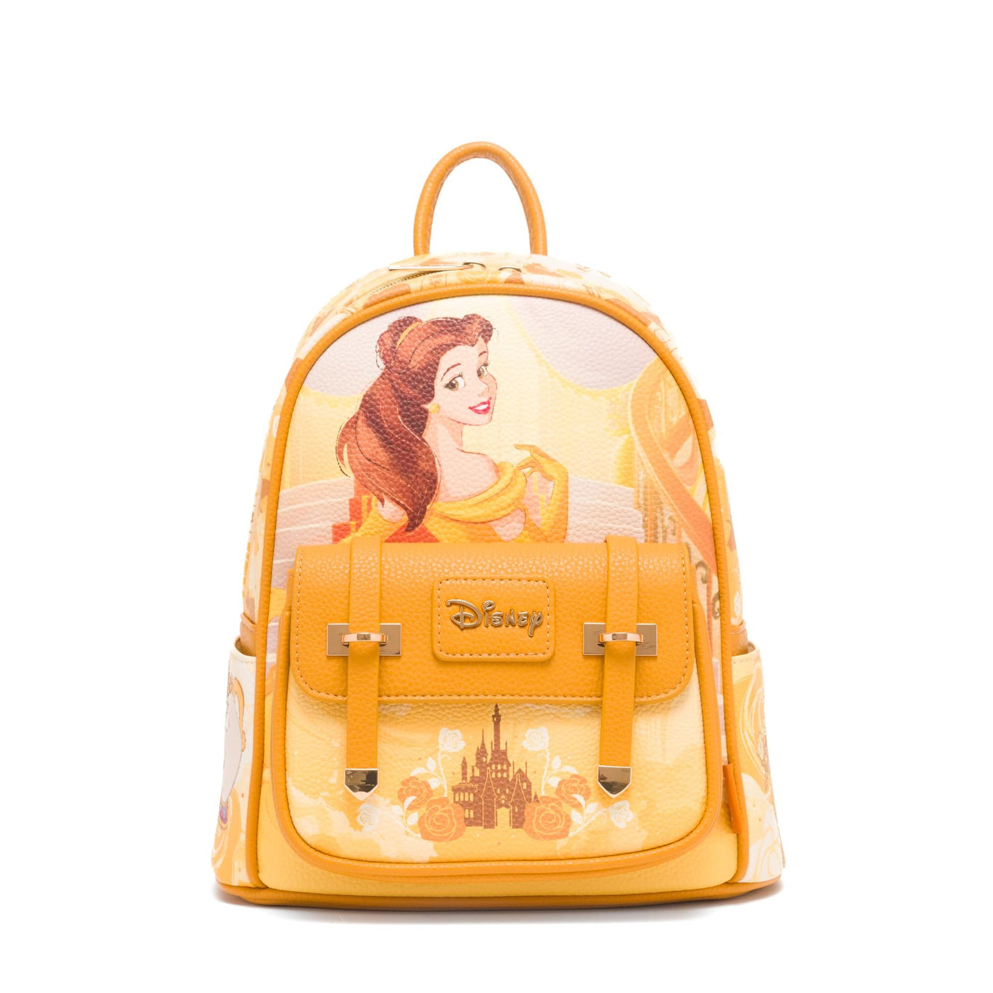 WondaPop Disney Beauty and the Beast Belle 11" Vegan Leather Fashion Mini Backpack - Front