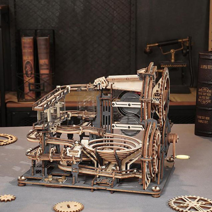 ROKR Marble Night City 3D Wooden Marble Run Puzzle