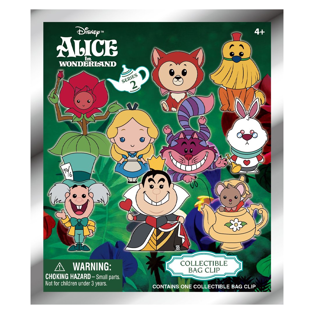 Disney Alice in Wonderland 3D Foam Bag Clip Series 2 Blind Bag