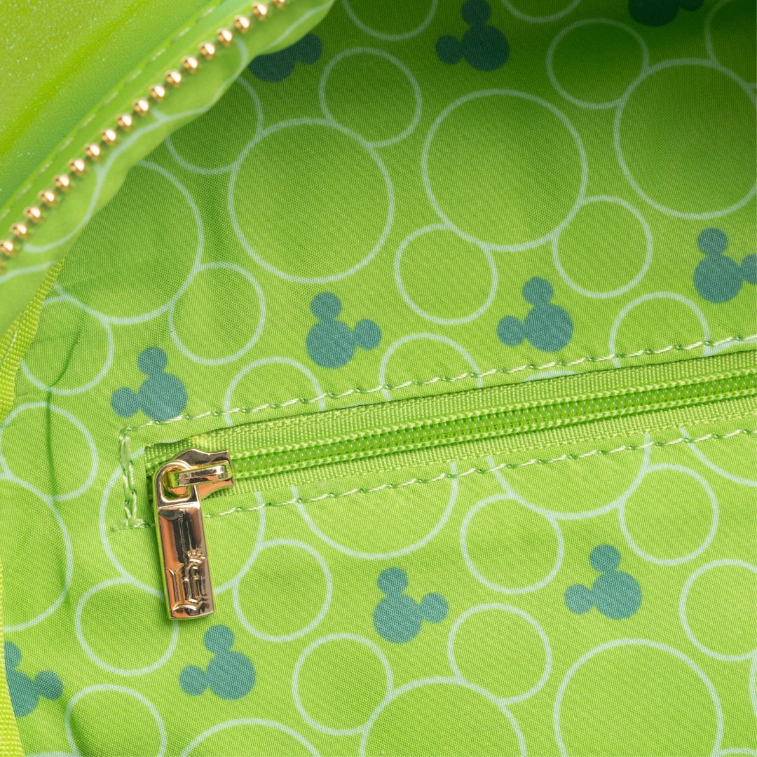 Loungefly Disney The Minnie Mouse Classic Series Mini Backpack: Emerald Iridescent  - 707 Street Exclusive