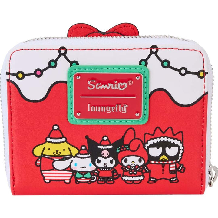 Loungefly Sanrio Christmas Wreath Zip Around Wallet