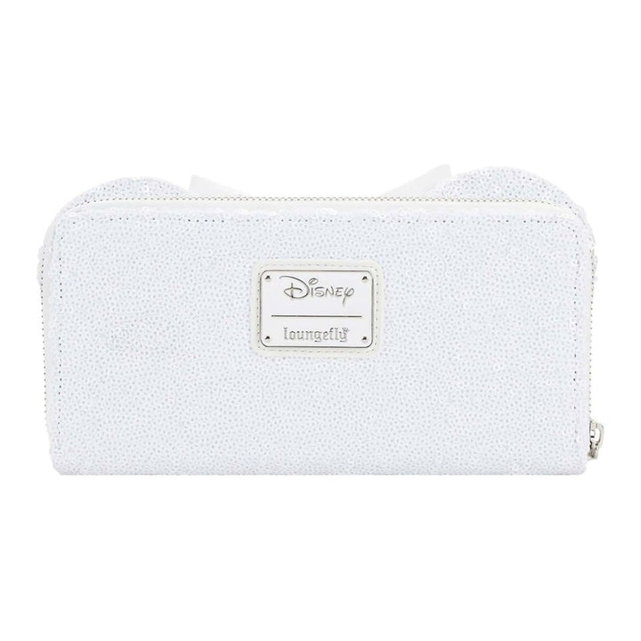 Loungefly Disney Minnie Sequin Wedding Zip-Around Wallet