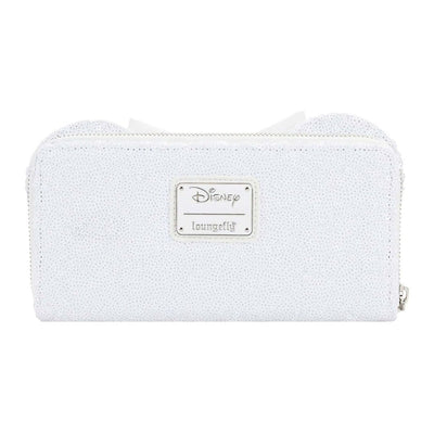 Loungefly Disney Minnie Sequin Wedding Zip-Around Wallet