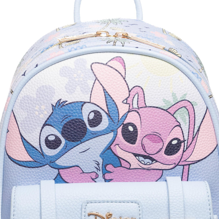 Wondapop Disney Lilo And Stitch Beach Daze Always 11" Vegan Leather Mini Backpack