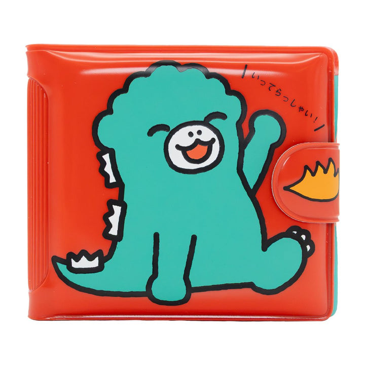 Whatever Makes You Happy Chibi Godzilla Raids Again Father &amp; Son Padded Vinyl Snap Wallet