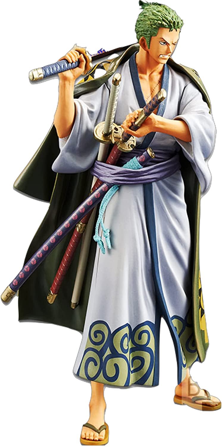 Banpresto - Figurine One Piece - Zoro Grandline Men Wanokuni Vol 2 DXF 17cm - 4983164180275