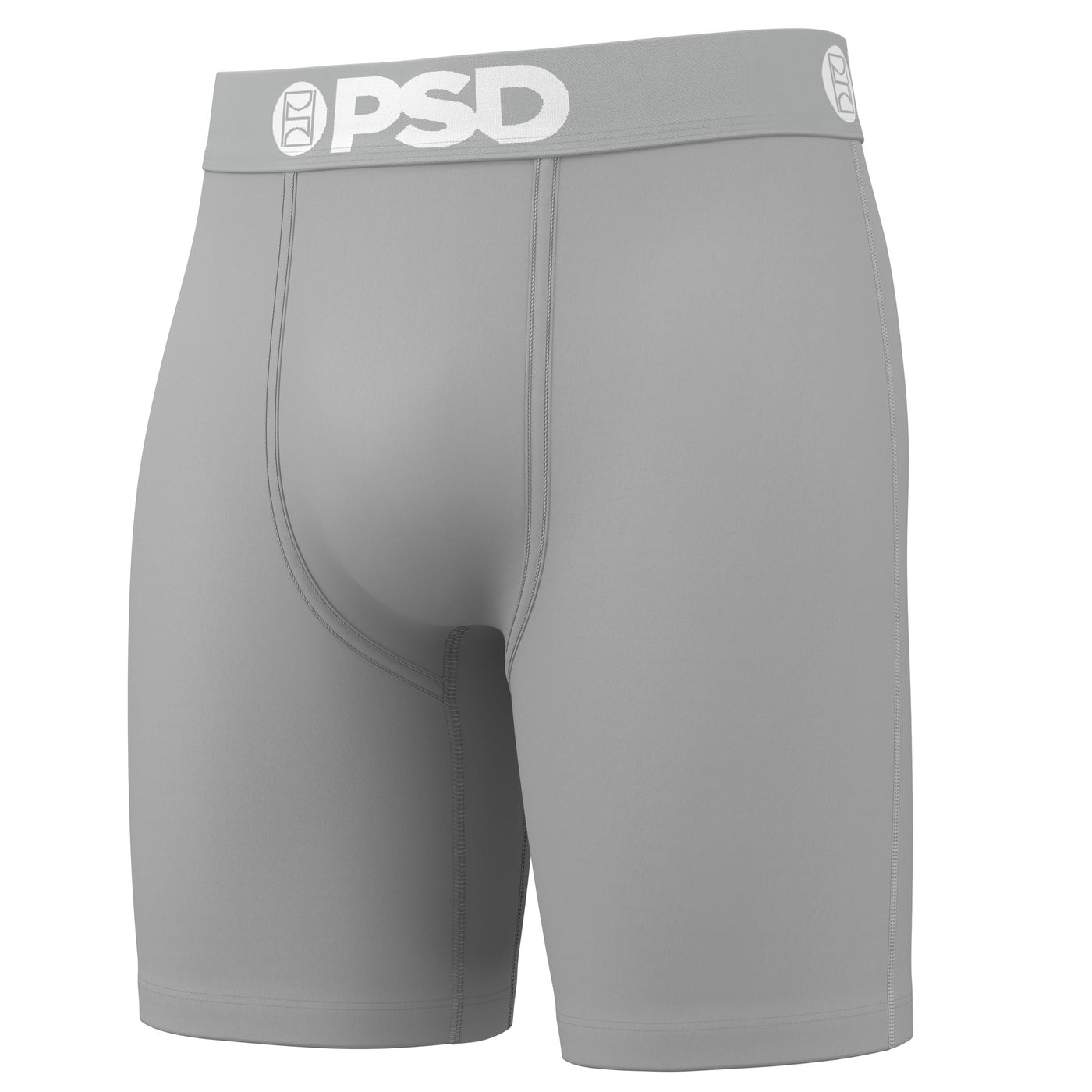 PSD Underwear Men's Earth Tones Cotton Boxer Briefs 3-Pack - Grey