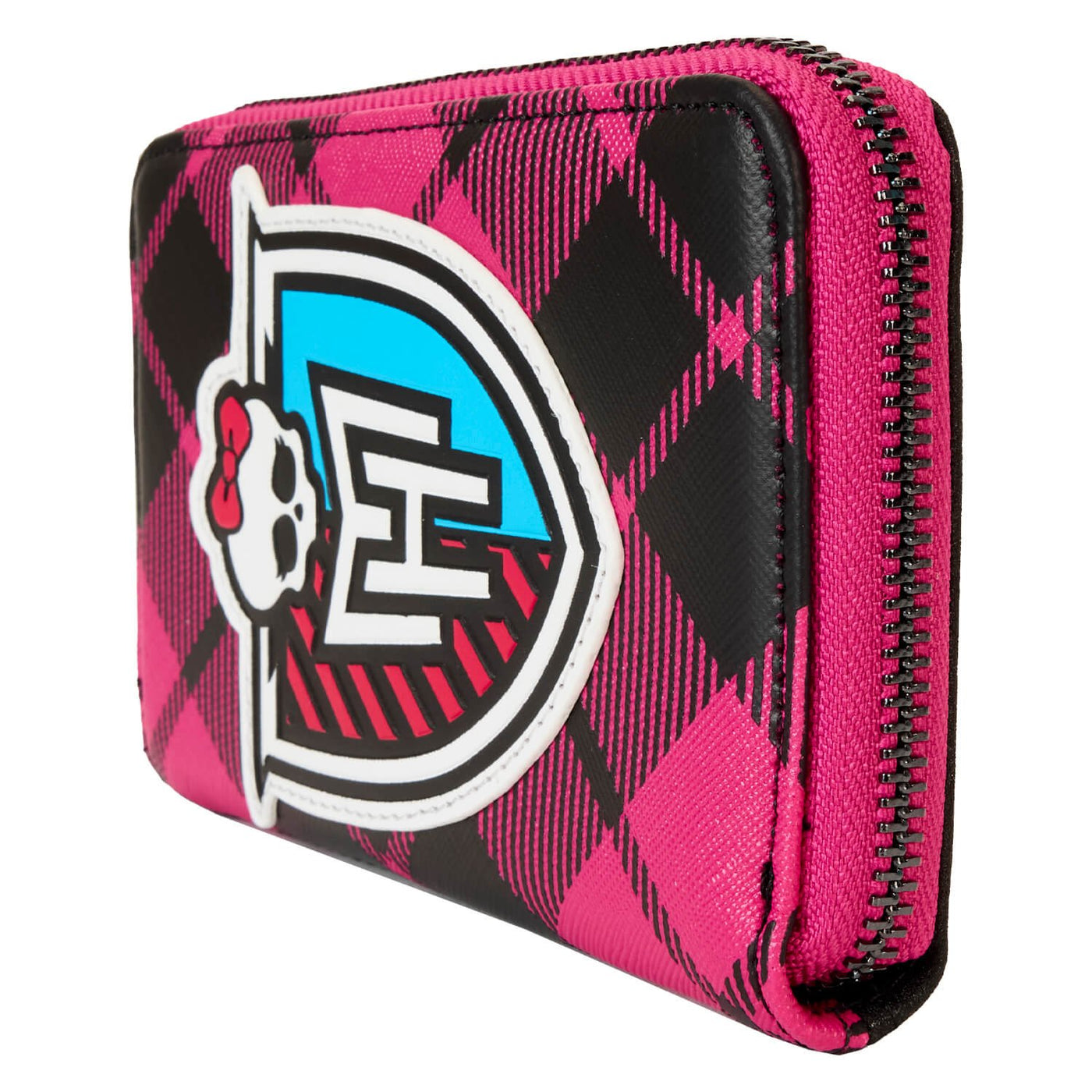 Loungefly Mattel Monster High Crest Zip-Around Wallet - angle