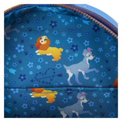 Loungefly Disney Lady and the Tramp 70th Anniversary Mini Backpack