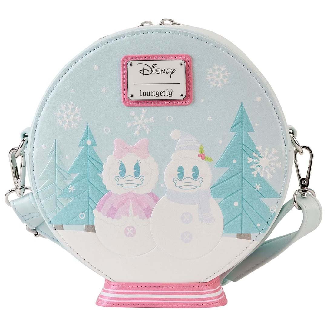 Loungefly Disney Mickey and Friends Winter Snowglobe Crossbody