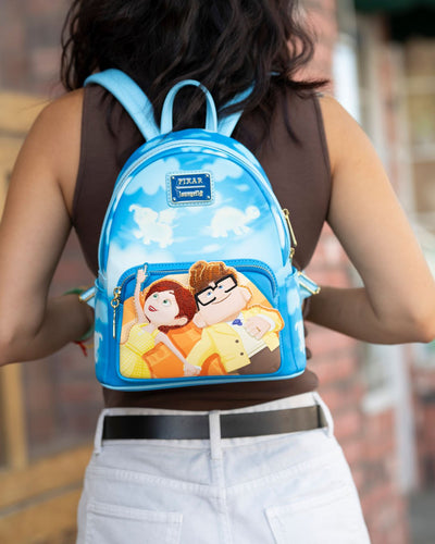 Loungefly Disney Pixar Up Glow In The Dark Carl and Ellie In The Clouds Mini Backpack – 707 Street Exclusive