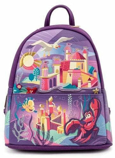 Loungefly Disney Little Mermaid Ariel Castle Series Mini Backpack