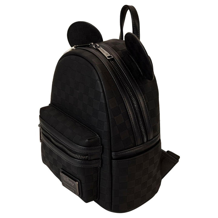 Loungefly Disney Mickey Mouse Checkered Texture Mini Backpack