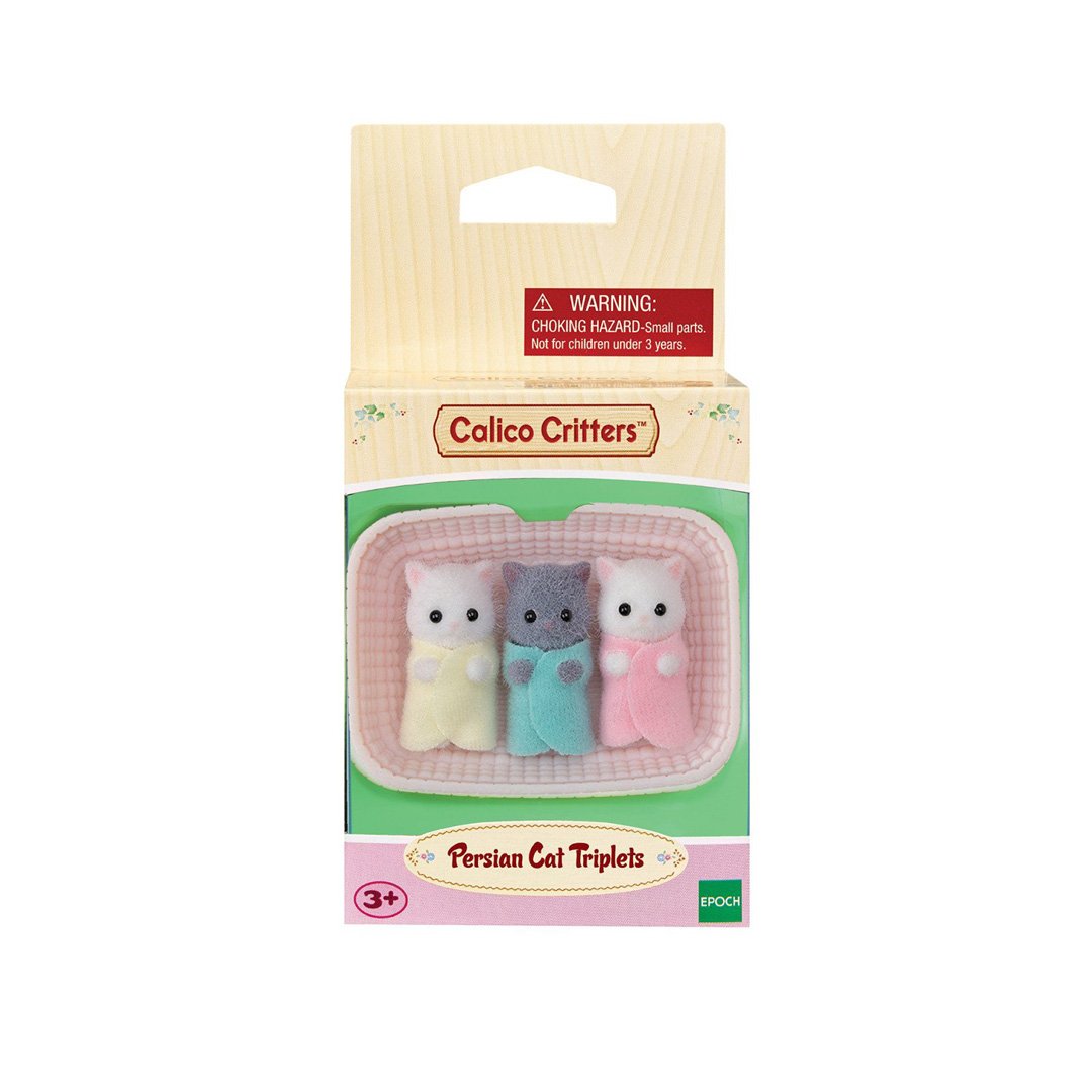 Calico Critters Persian Cat Triplets