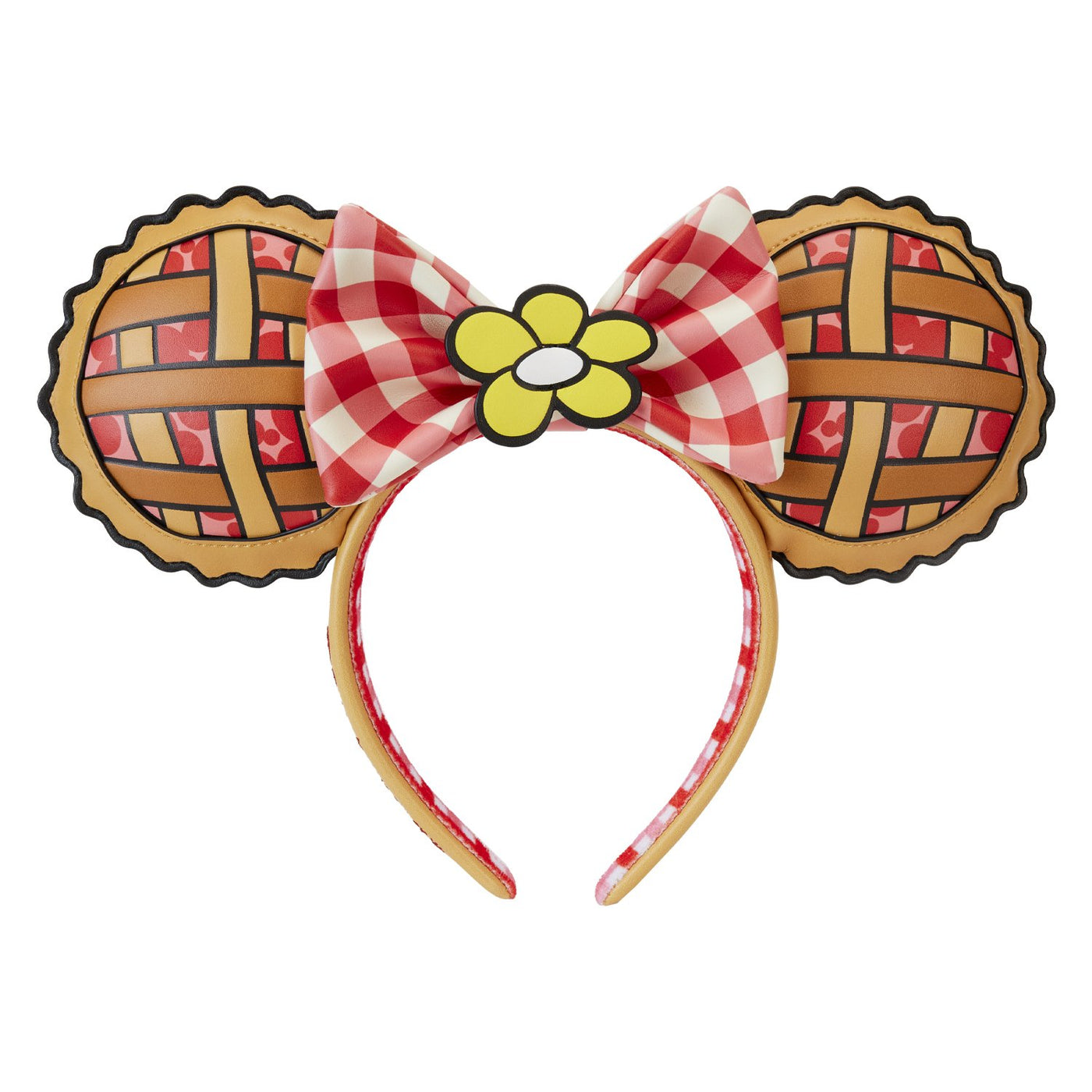 Loungefly Disney Minnie and Mickey Picnic Pie Ear Headband - Front