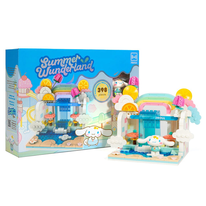 Hamee Sanrio Building Blocks Summer Wunderland - Cinnamoroll Wave Pool Cafe