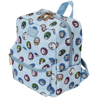 Loungefly Nickelodeon Avatar the Last Airbender Allover Print Square Nylon Mini Backpack