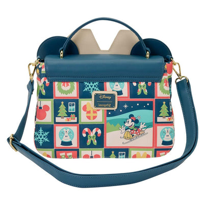 Loungefly Disney Minnie Mouse Holiday Crossbody Bag