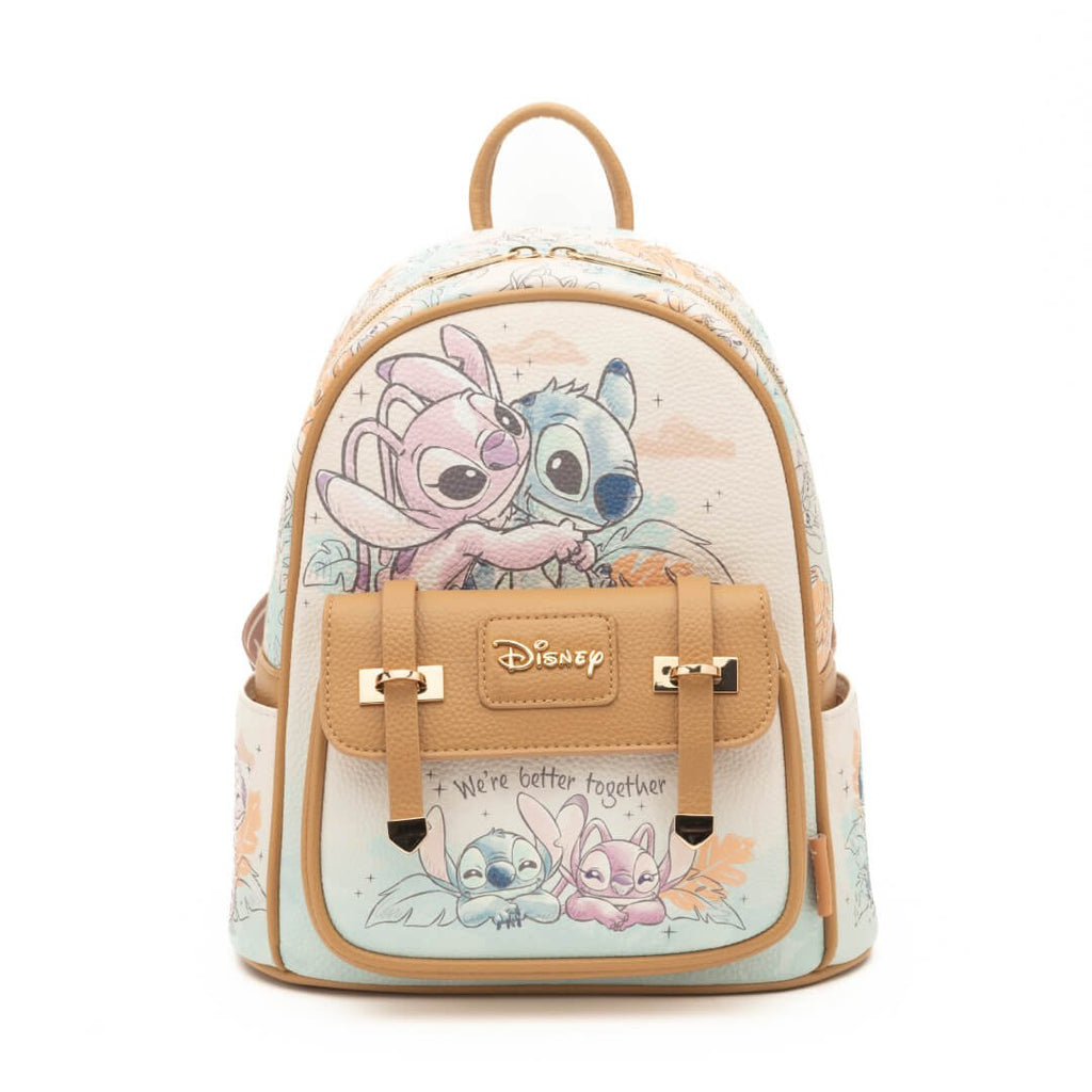 Popular Loungefly Disney Parks Exclusive Stitch and Angel Mini Backpack - NWT