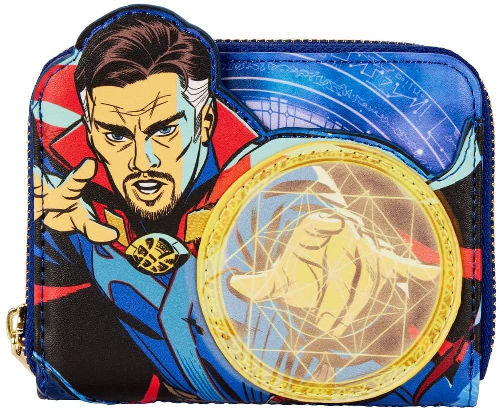 Loungefly Marvel Dr. Strange Glow in the Dark Zip-Around Wallet