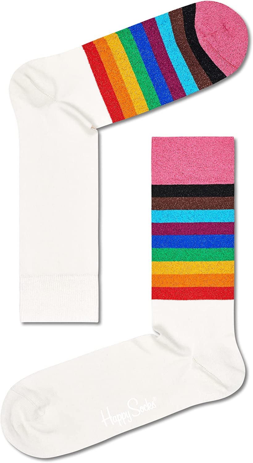 Happy Socks Colorful and Fun Beer Socks Gift Set Gift Set for Men and Women Premium Cotton Socks 2 Pair Giftbox size