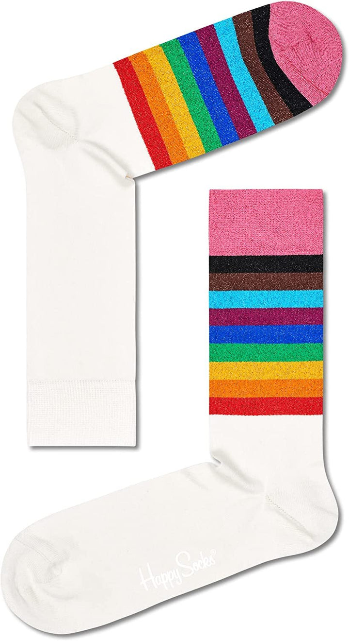 Happy Socks Colorful and Fun Beer Socks Gift Set Gift Set for Men and Women Premium Cotton Socks 2 Pair Giftbox size