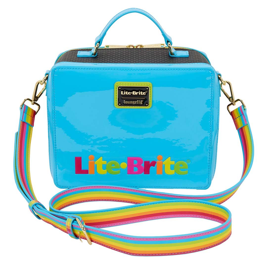 Loungefly Hasbro Lite-Brite Lenticular Glow Crossbody Bag with Coin Bag