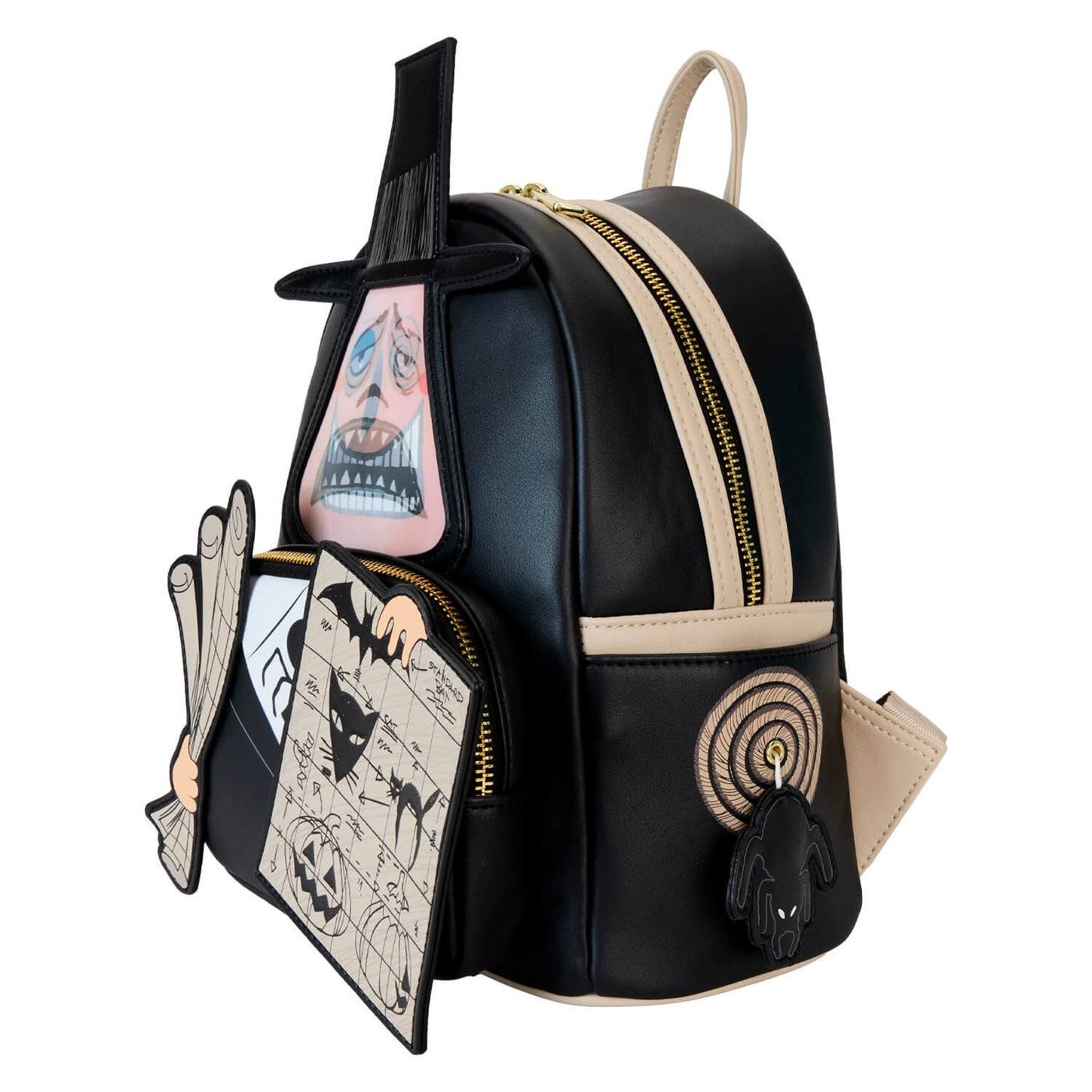 Loungefly Disney Nightmare Before Christmas Mayor with Halloween Plans Cosplay Mini Backpack  angle