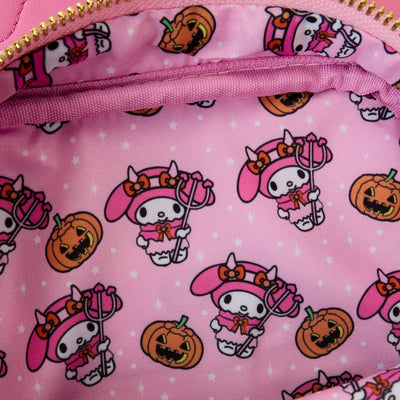 Loungefly Sanrio My Melody Devil Crossbuddy Bag - inner lining